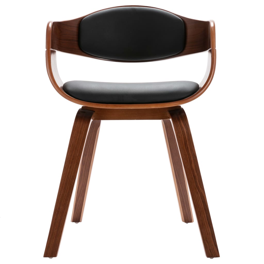 Chaises à manger lot de 6 bois courbé et similicuir - XIOS