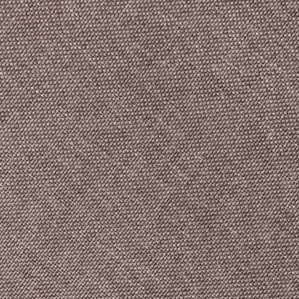 Chaises à manger lot de 4 bois courbé et tissu taupe