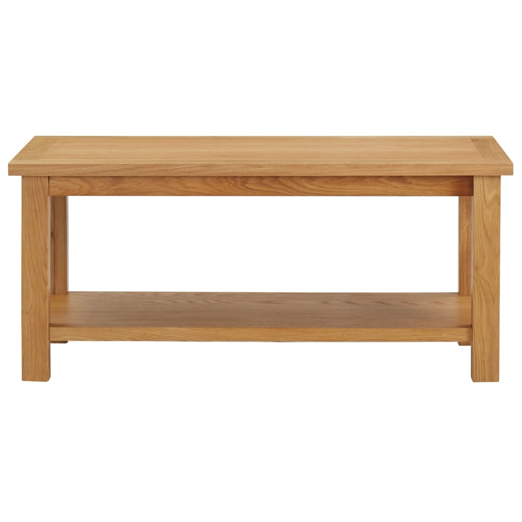 Table basse 90x45x40 cm Bois de chêne massif - XIOS