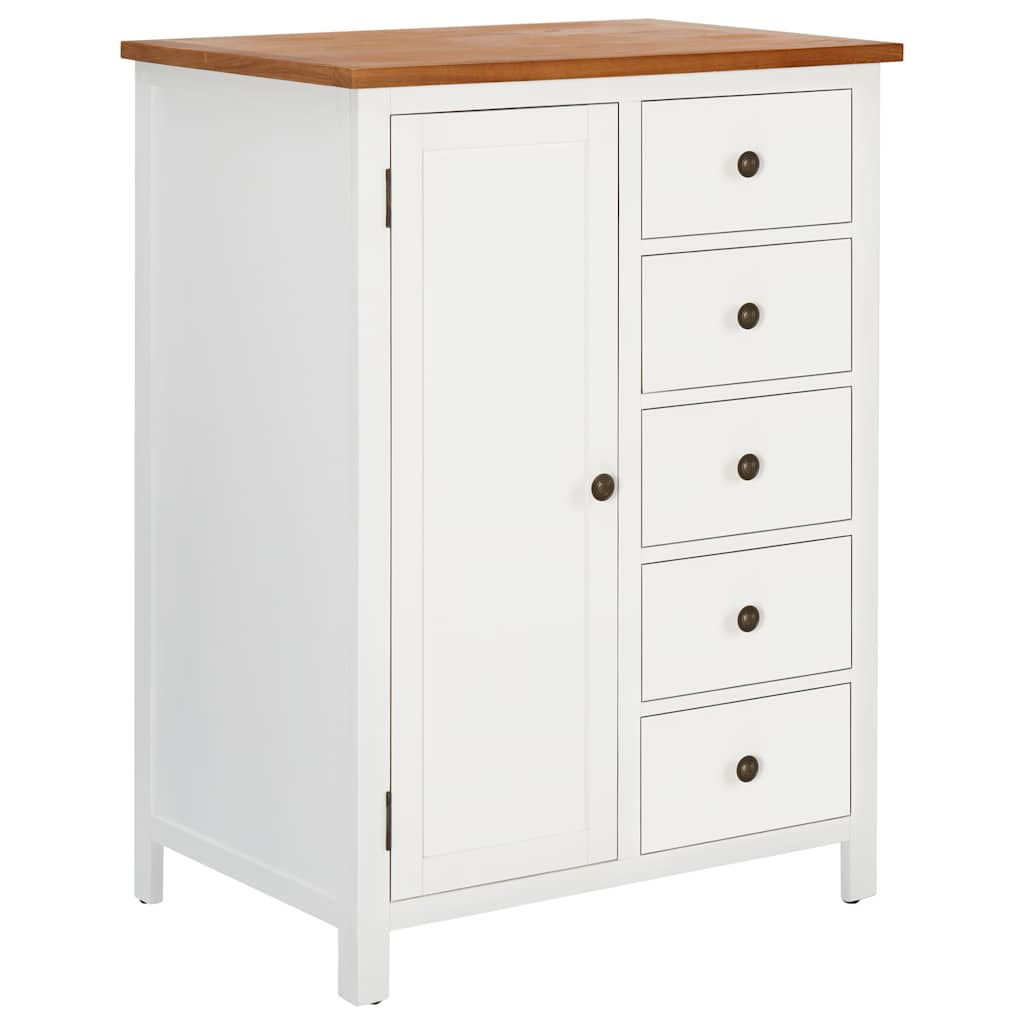 Garde-robe 76x52x105 cm Bois de chêne massif - XIOS