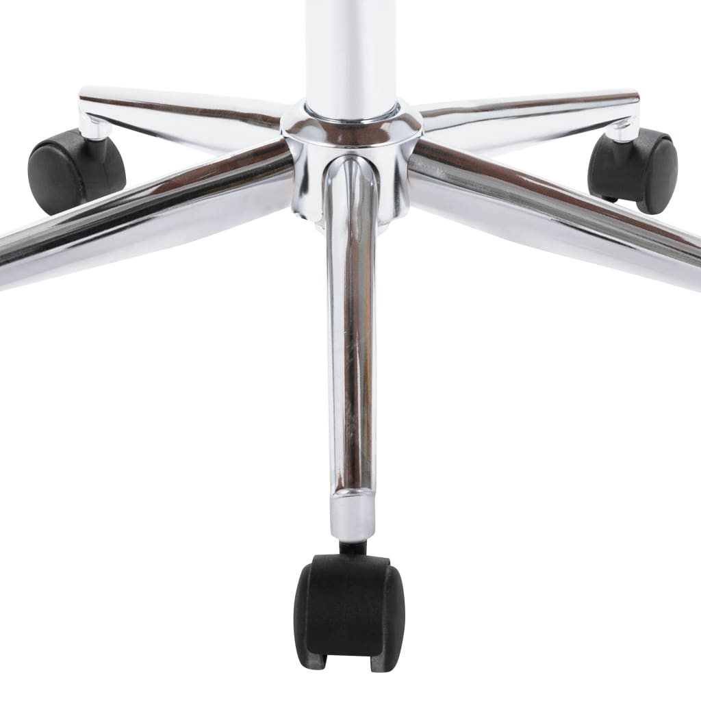 Chaise pivotante de bureau Gris Bois courbé et tissu - XIOS