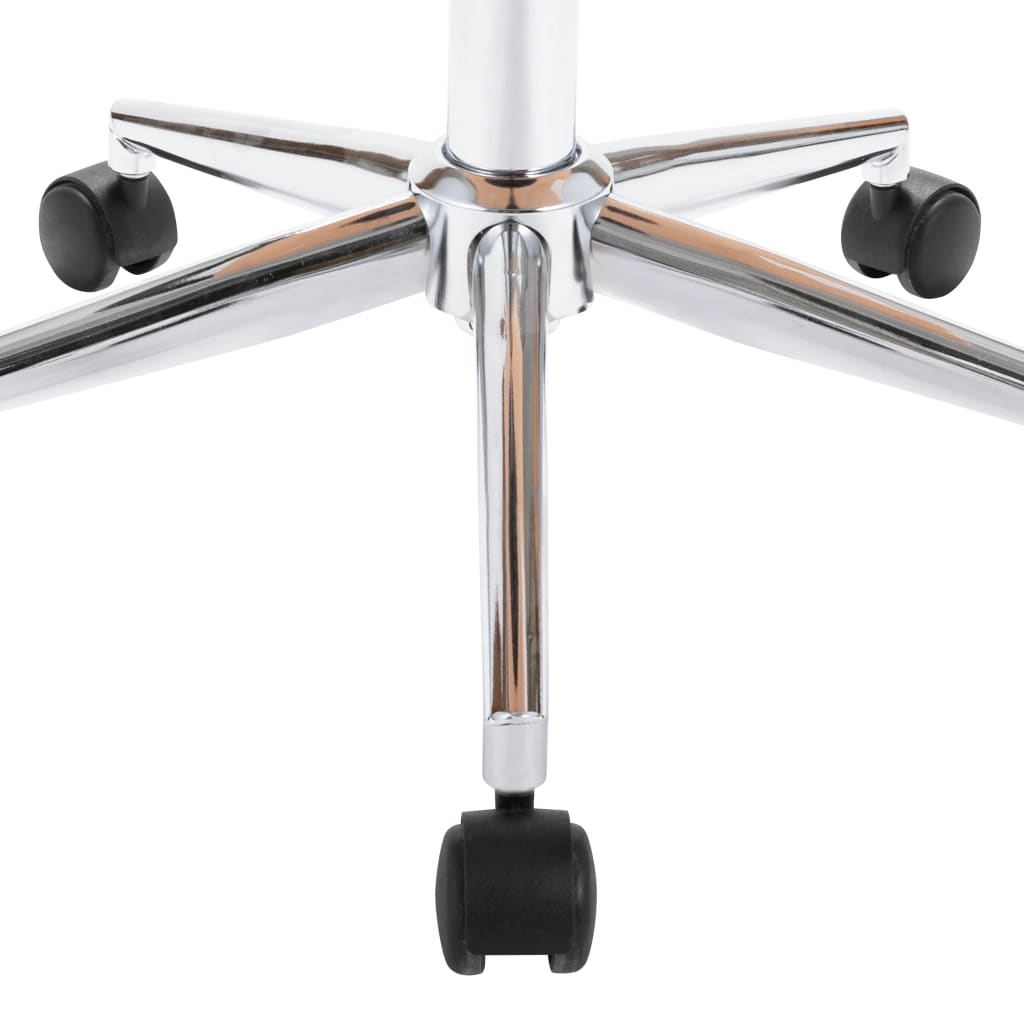 Chaise pivotante de bureau Taupe Bois courbé et tissu - XIOS