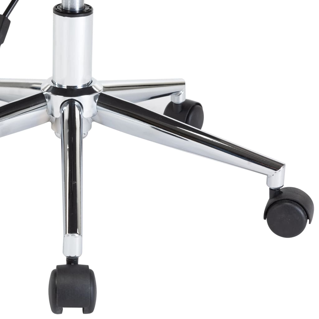 Chaise pivotante de bureau Noir Bois courbé et similicuir - XIOS