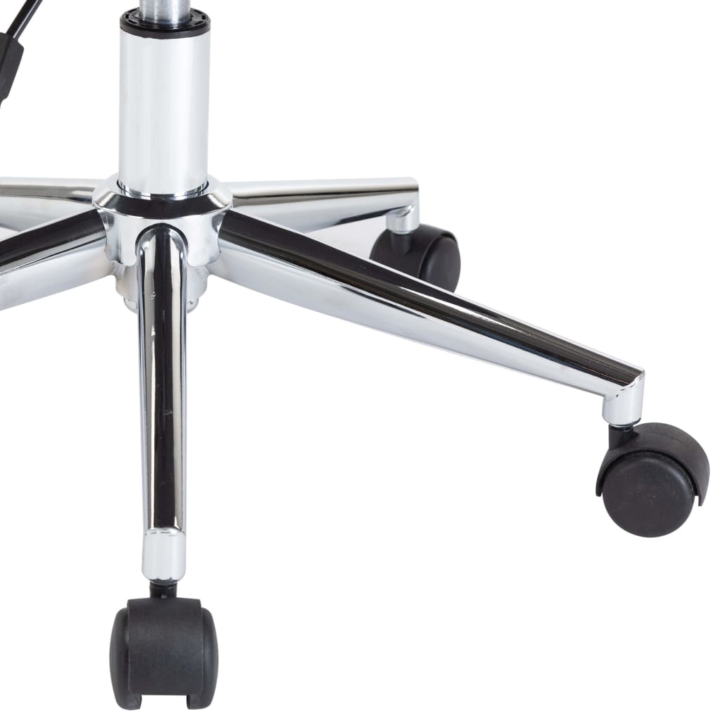 Chaise pivotante de bureau Noir Bois courbé et similicuir - XIOS