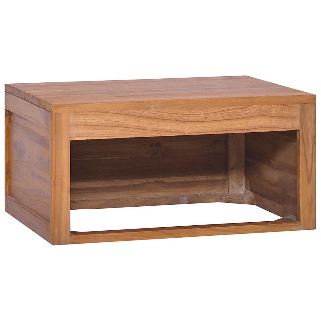 Armoire murale de salle de bain 60x45x30 cm Bois de teck massif - XIOS