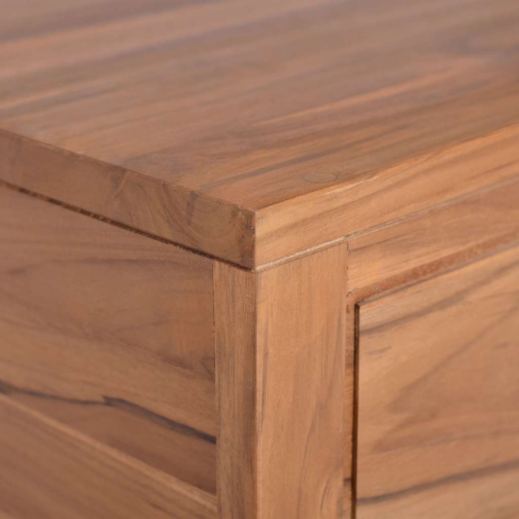 Armoire murale de salle de bain 60x45x30 cm Bois de teck massif - XIOS