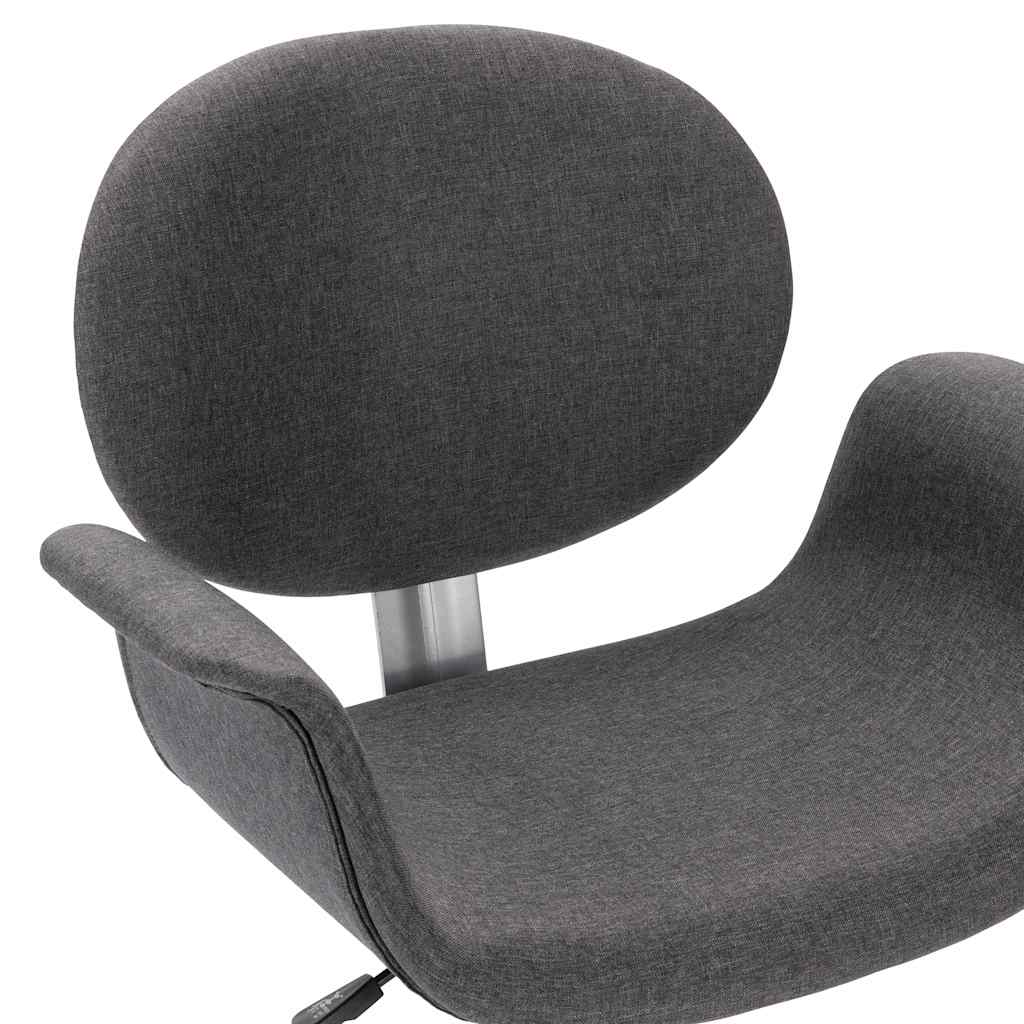 Chaises pivotantes à manger lot de 4 gris tissu