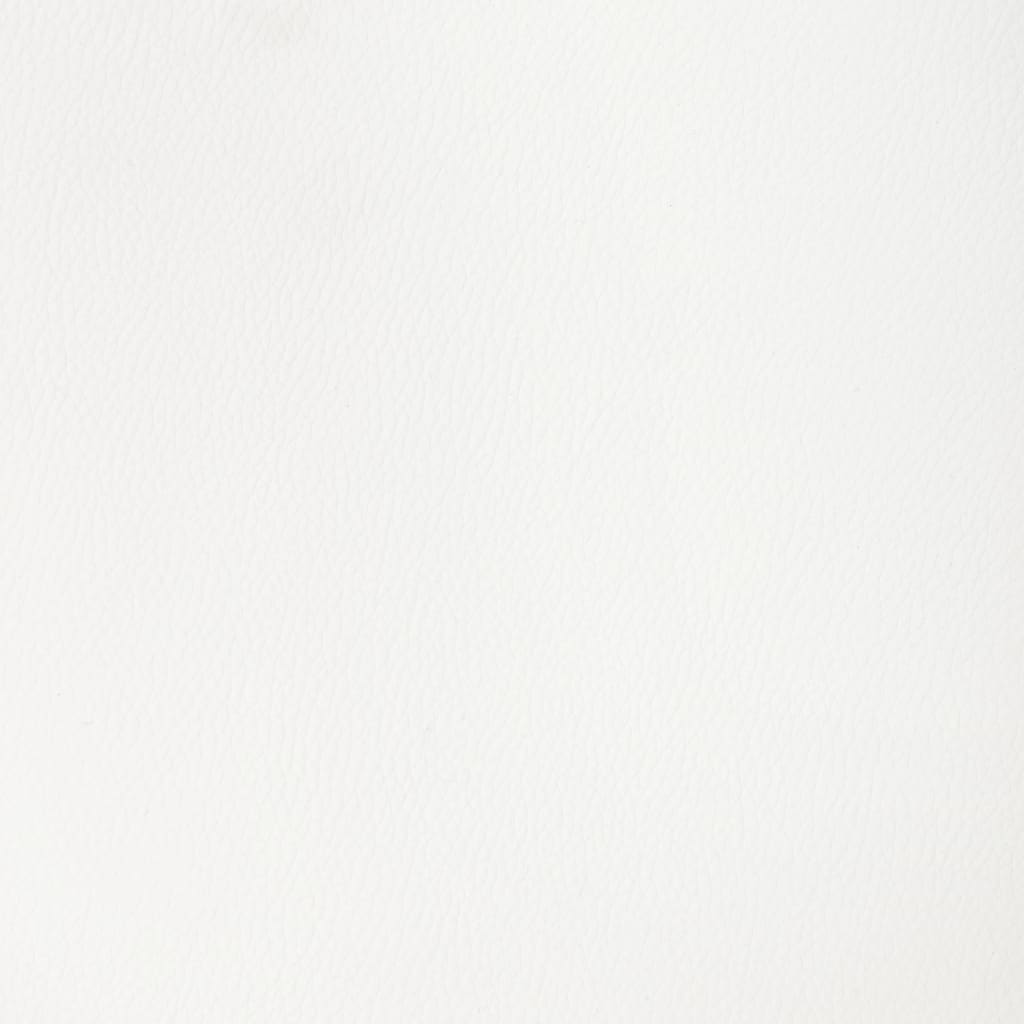 Chaises pivotantes à manger lot de 6 blanc similicuir - XIOS