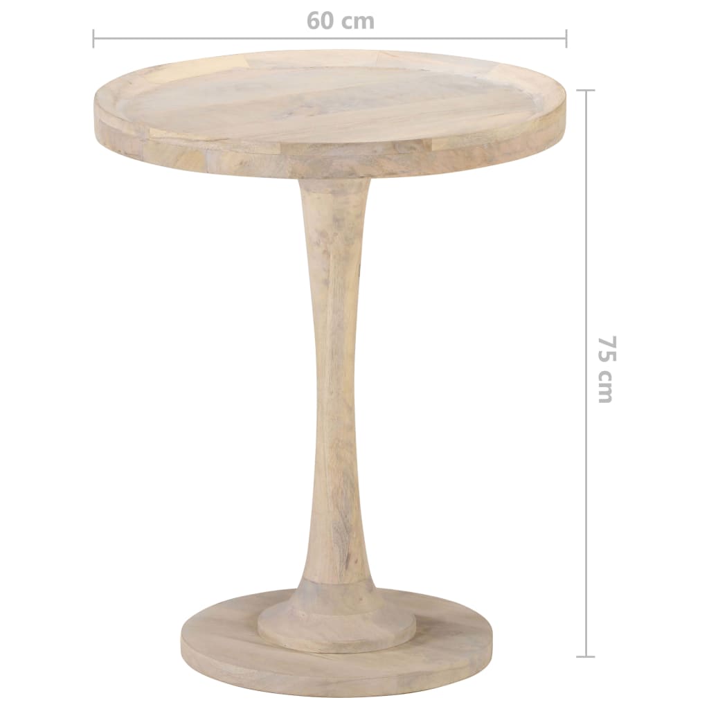 Table d'appoint Ø60x75 cm Bois de manguier massif - XIOS