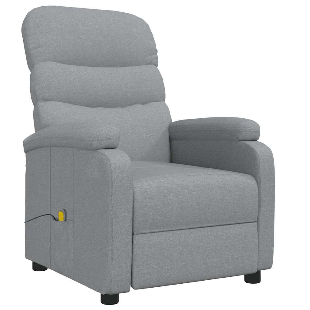 Fauteuil de massage Gris clair Tissu - XIOS