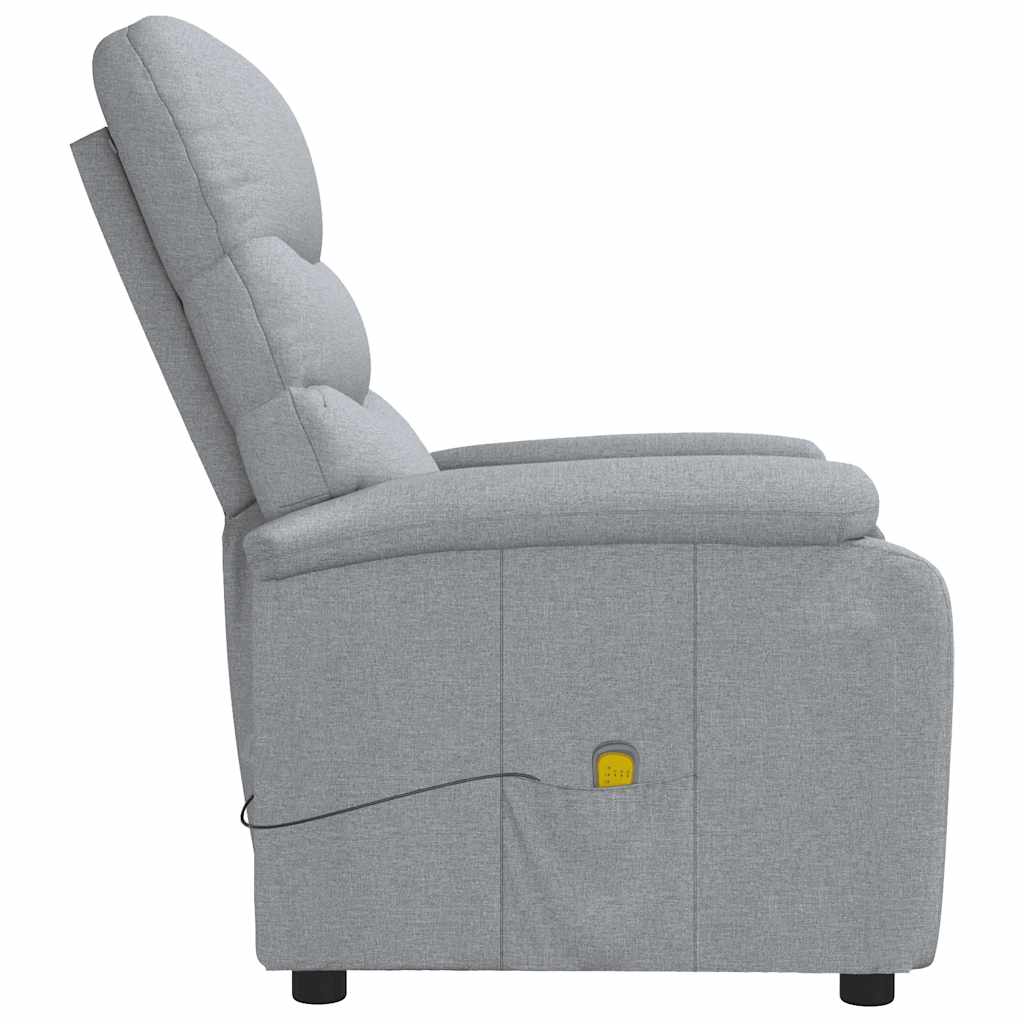 Fauteuil de massage Gris clair Tissu - XIOS