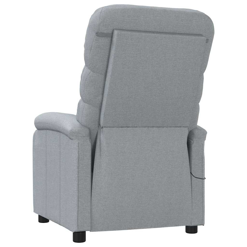 Fauteuil de massage Gris clair Tissu - XIOS