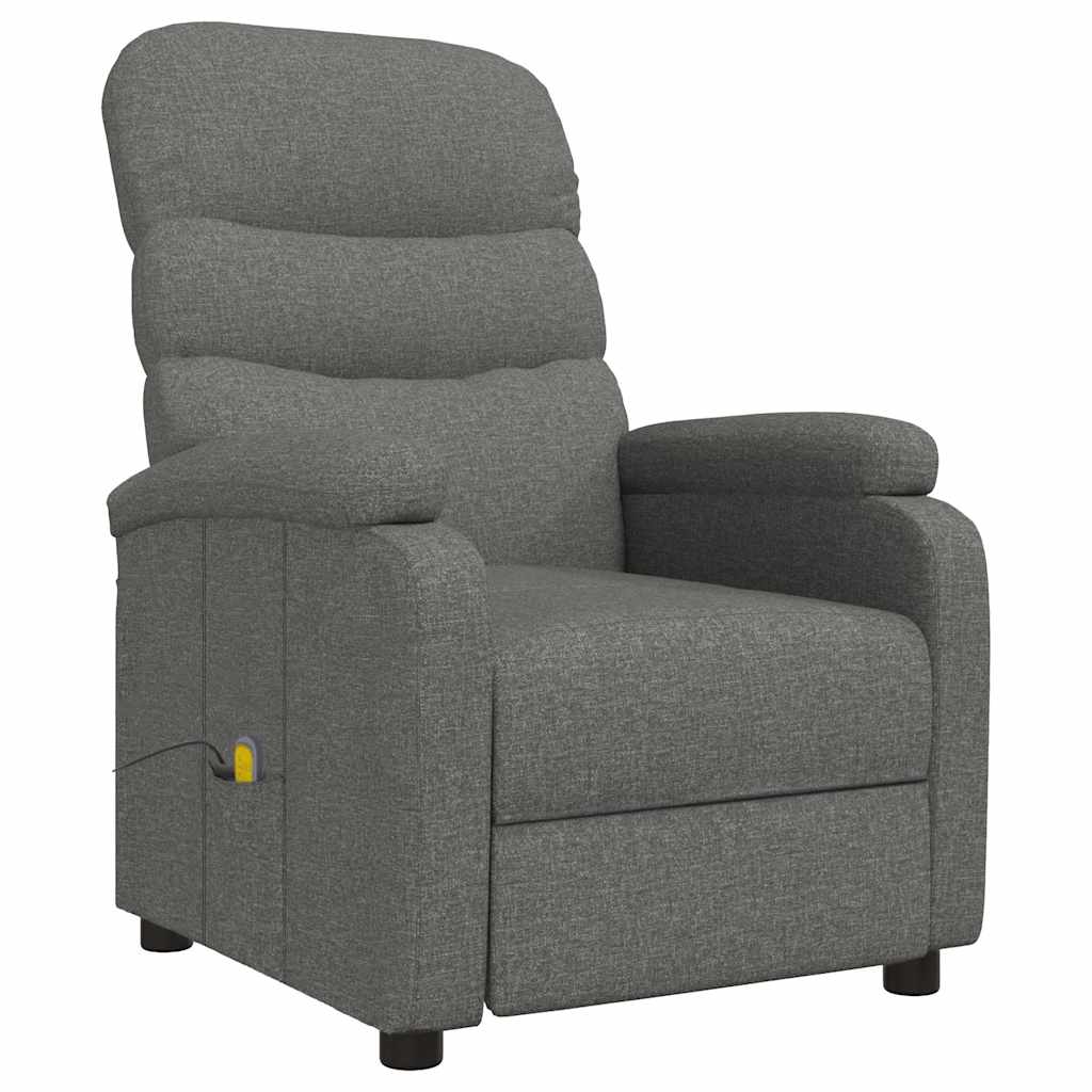 Fauteuil de massage Gris foncé Tissu - XIOS