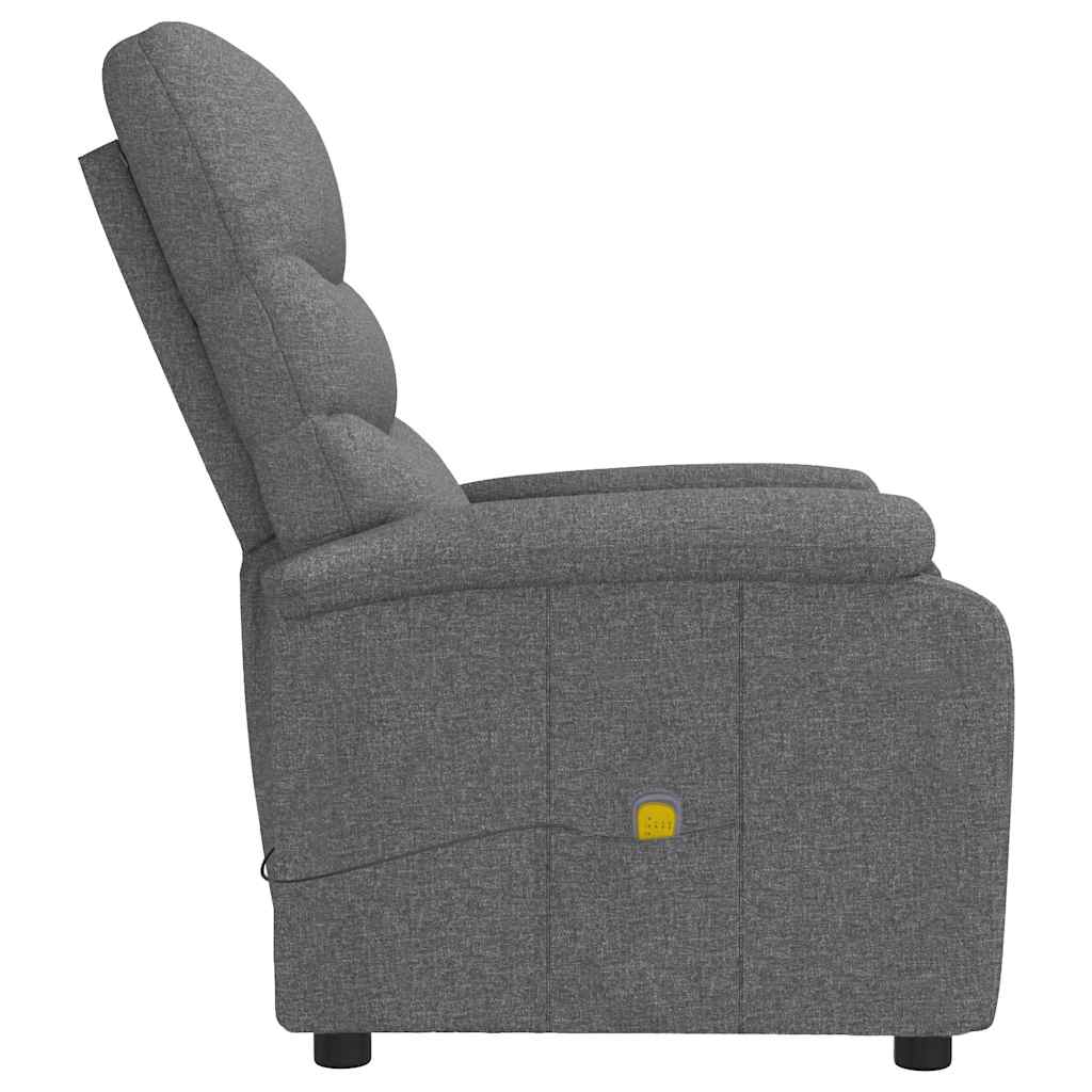 Fauteuil de massage Gris foncé Tissu - XIOS
