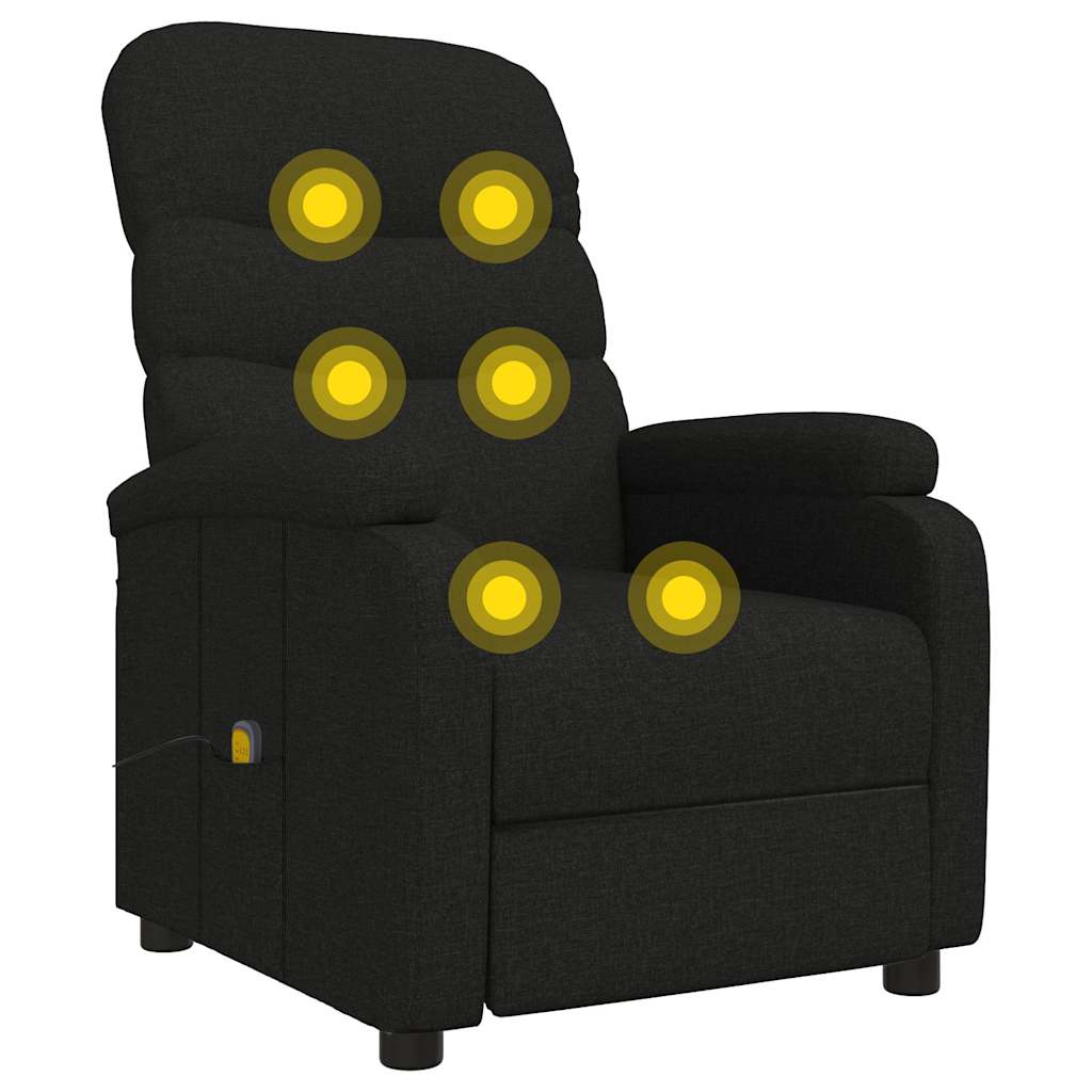 Fauteuil de massage Noir Tissu - XIOS