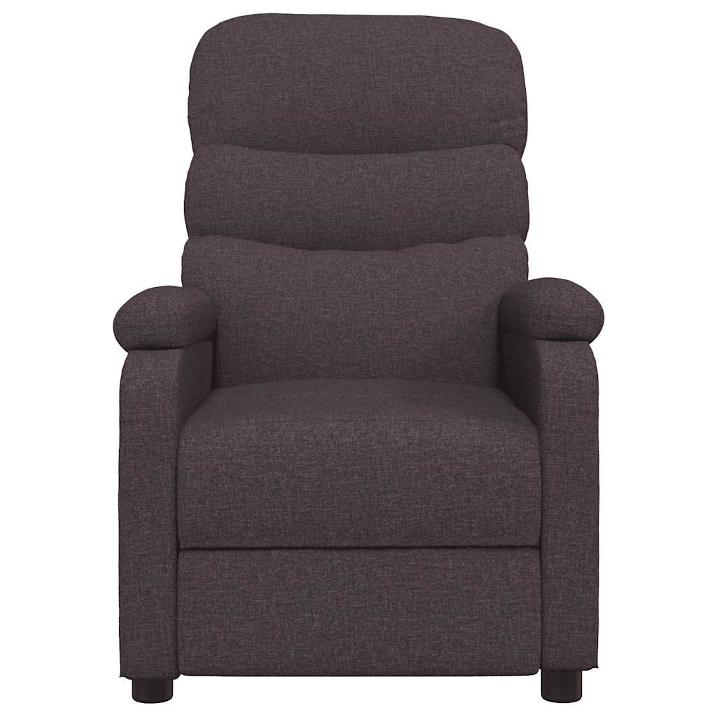 Fauteuil de massage Marron foncé Tissu - XIOS