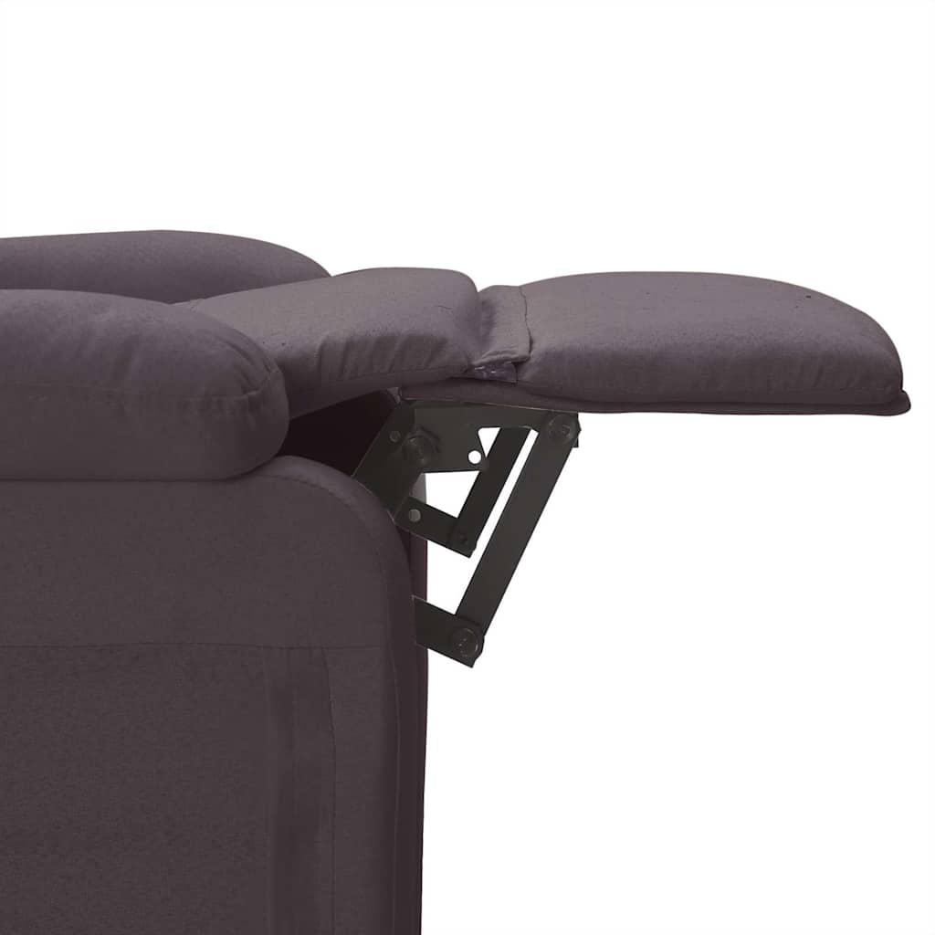 Fauteuil de massage Marron foncé Tissu - XIOS