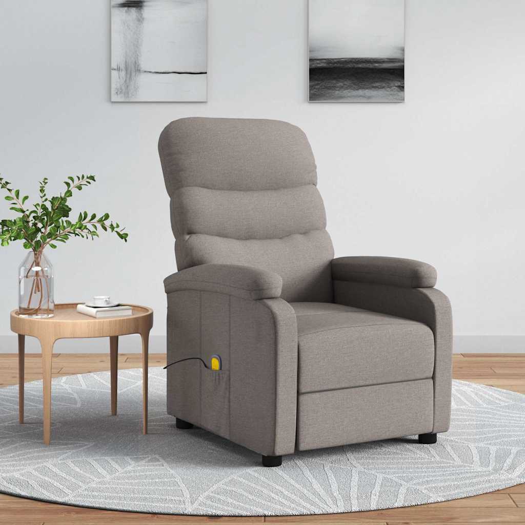 Fauteuil de massage Taupe Tissu - XIOS