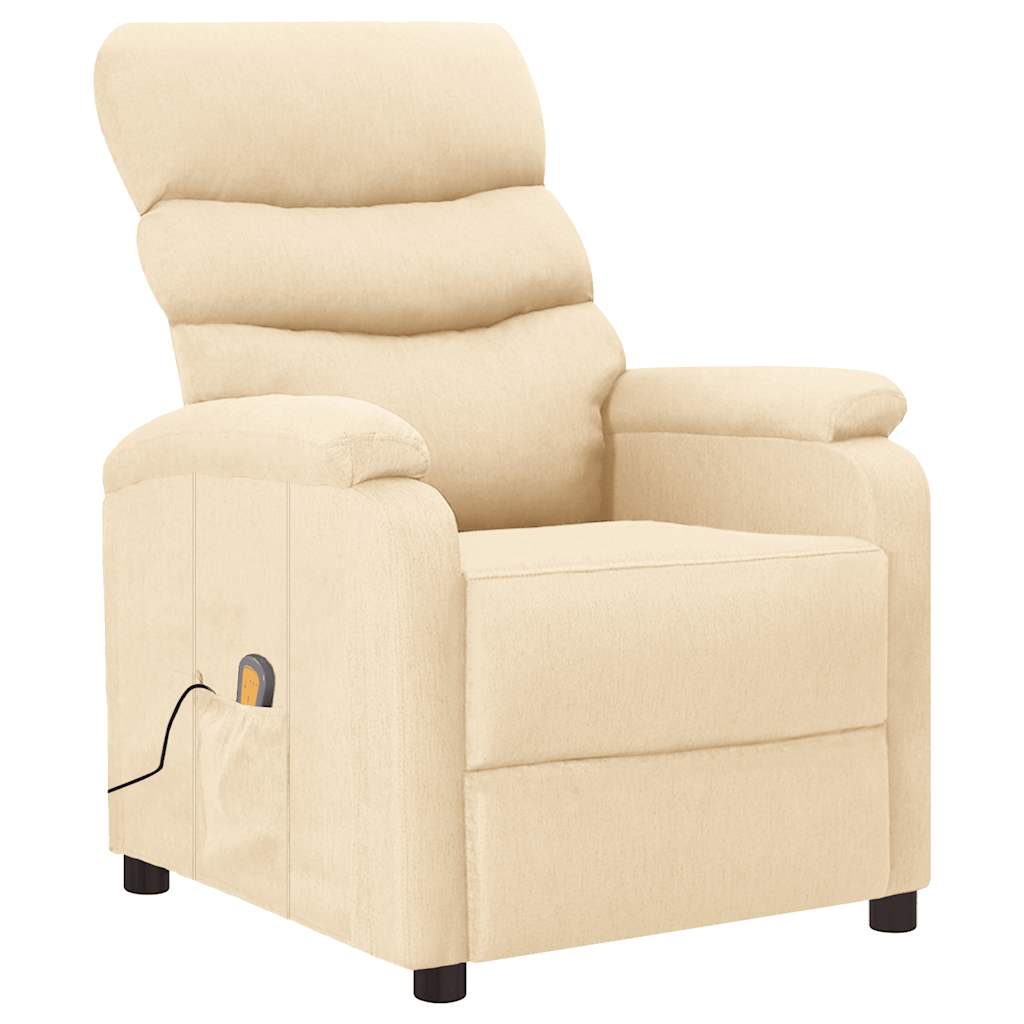 Fauteuil de massage Crème Tissu - XIOS