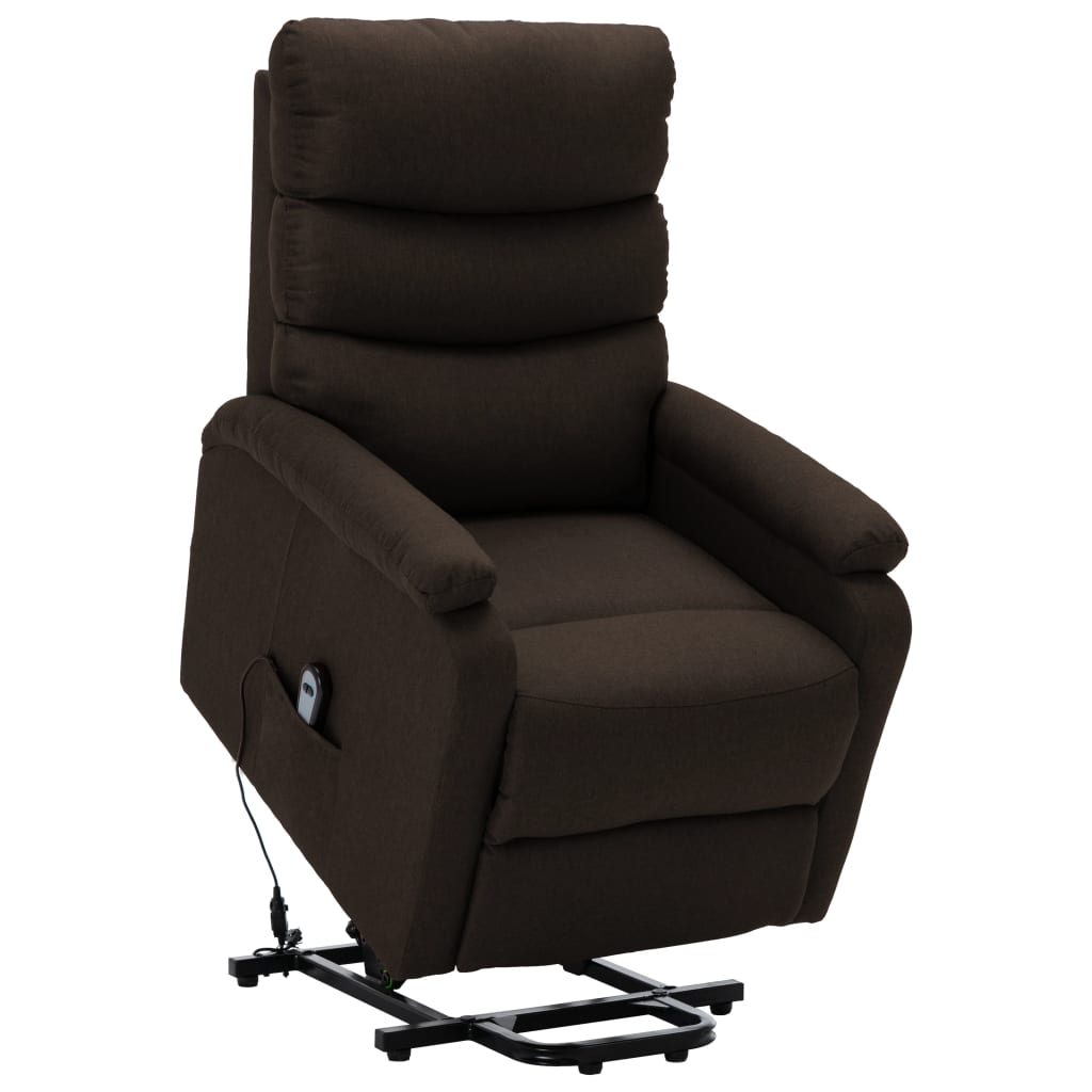Fauteuil Marron foncé Tissu - XIOS