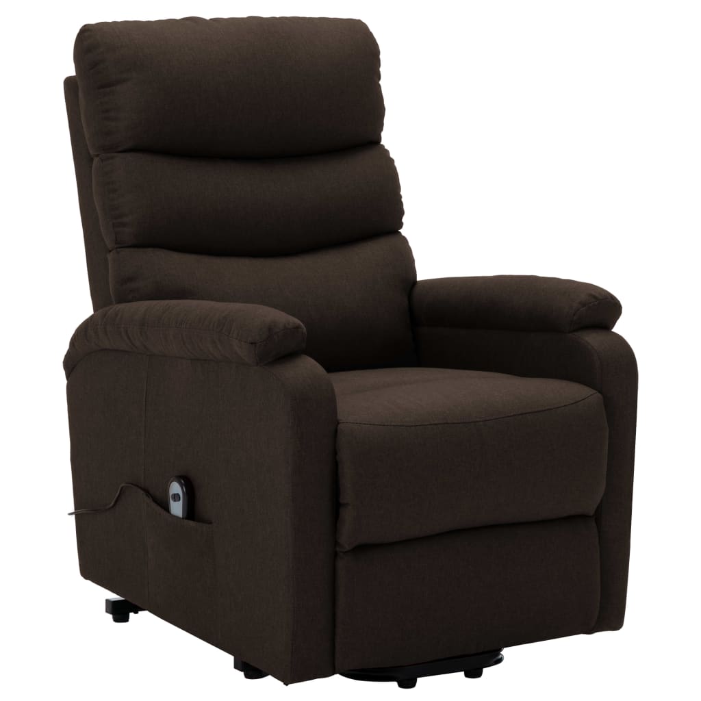 Fauteuil Marron foncé Tissu - XIOS