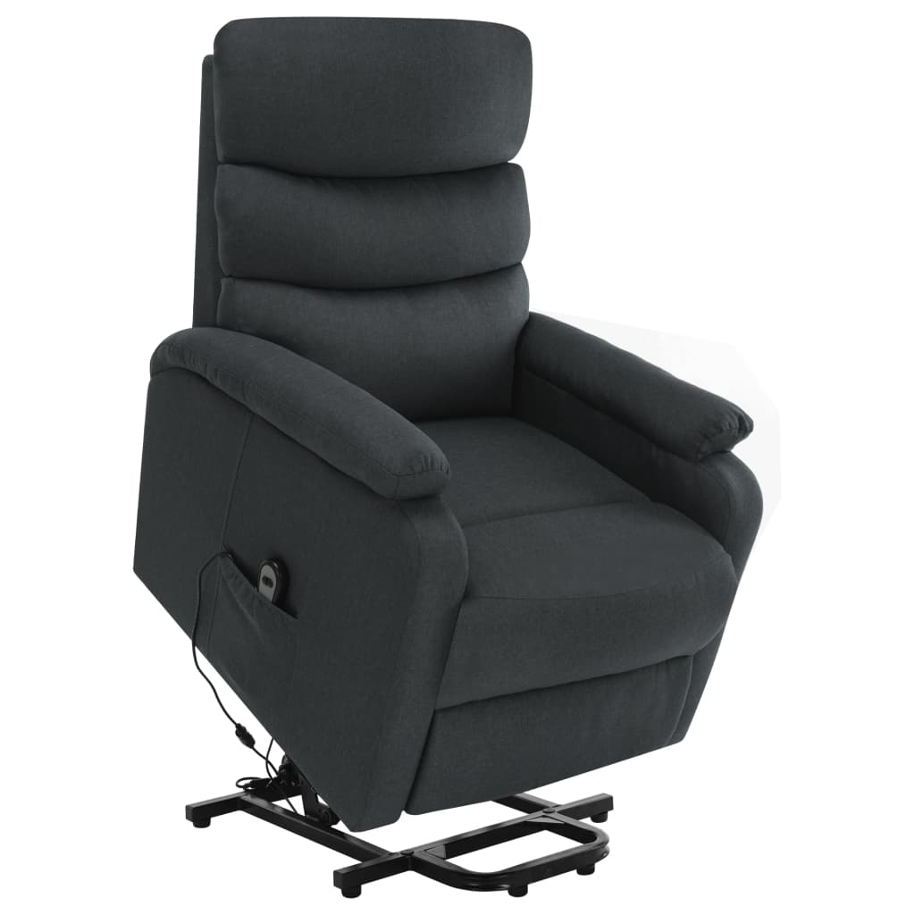 Fauteuil de massage inclinable Gris foncé Tissu - XIOS