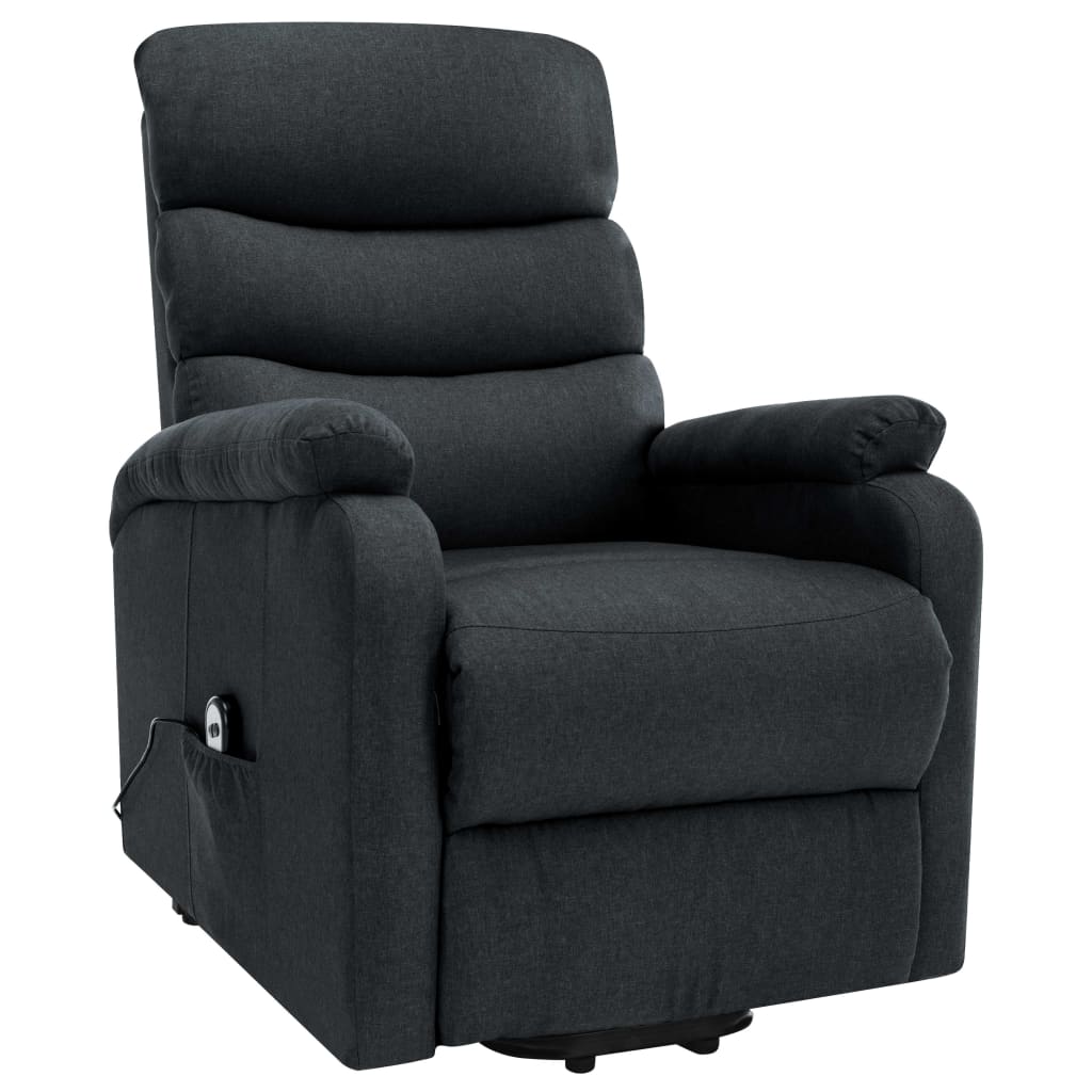Fauteuil de massage inclinable Gris foncé Tissu - XIOS