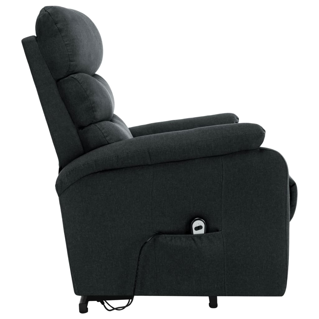 Fauteuil de massage inclinable Gris foncé Tissu - XIOS