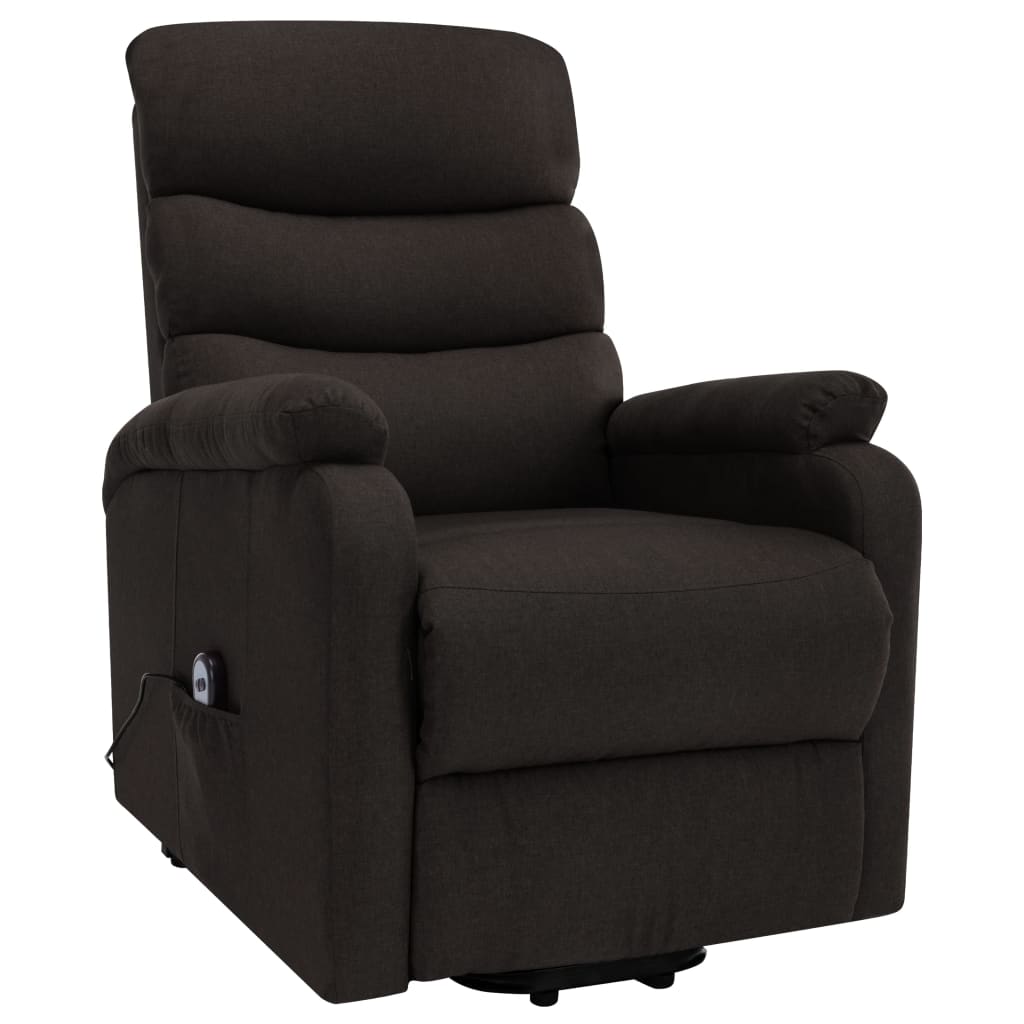 Fauteuil de massage Marron foncé Tissu - XIOS