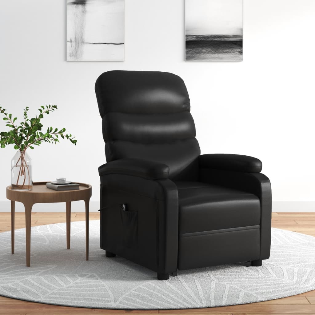 Fauteuil Noir Similicuir - XIOS