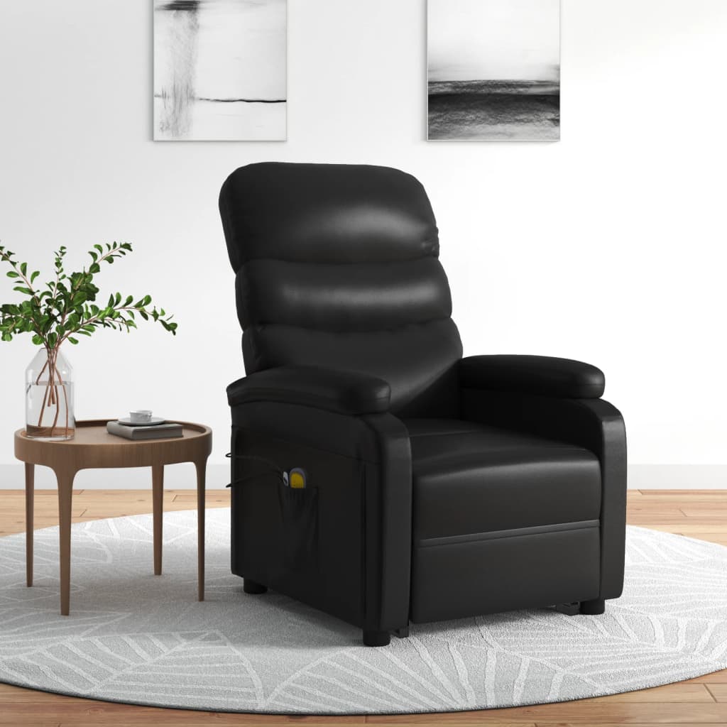 Fauteuil de massage Noir Similicuir - XIOS