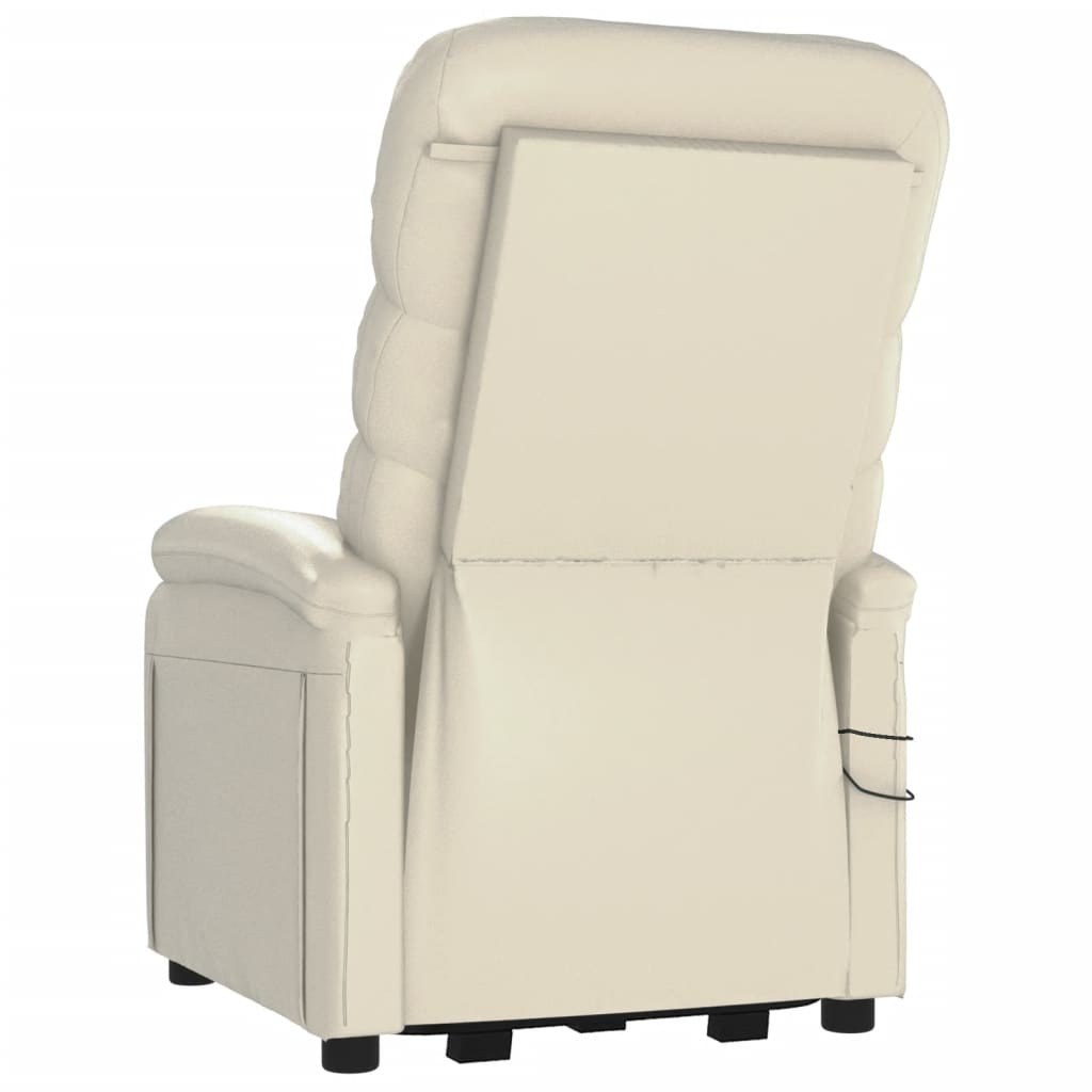 Fauteuil de massage Blanc crème Similicuir - XIOS