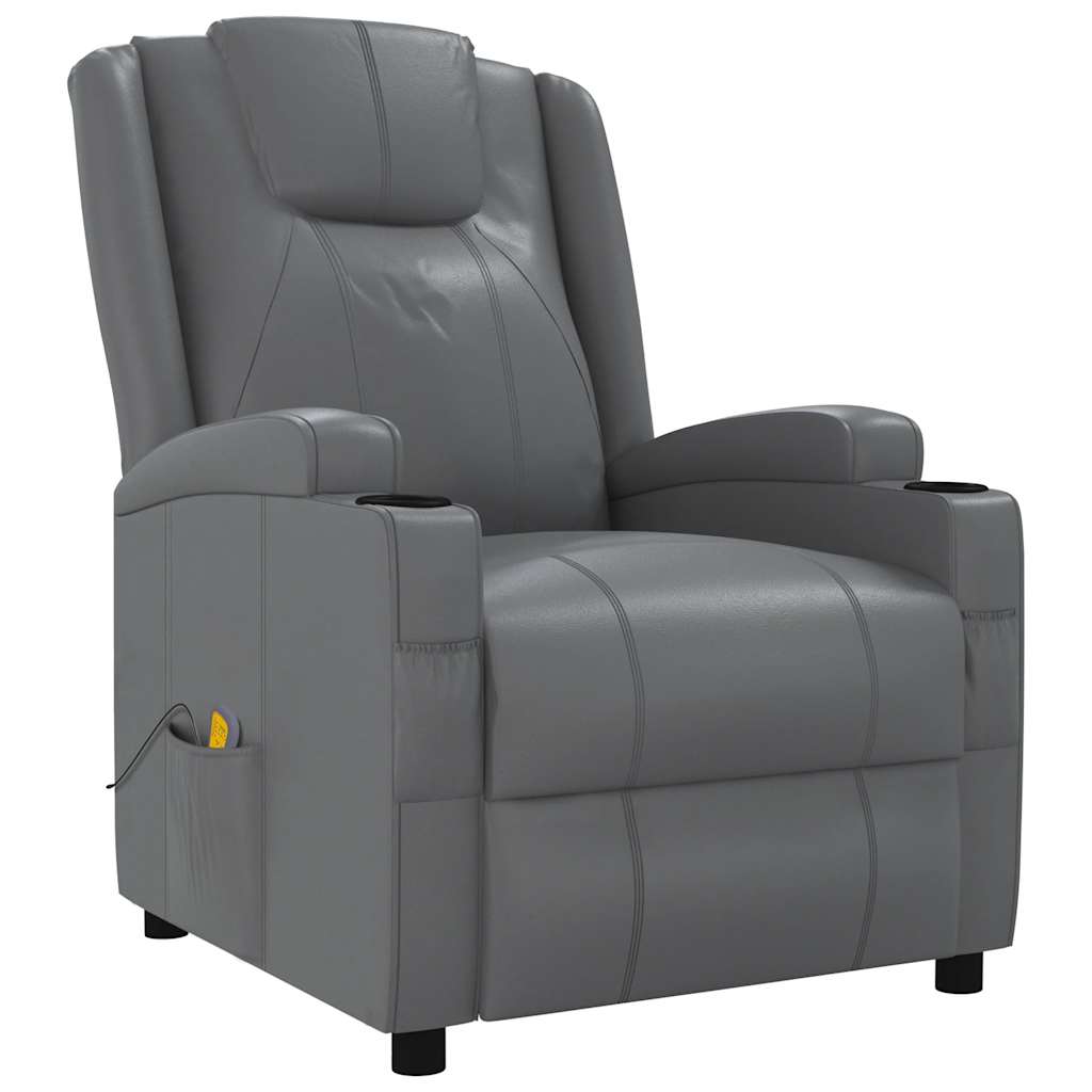 Fauteuil de massage Anthracite Similicuir - XIOS