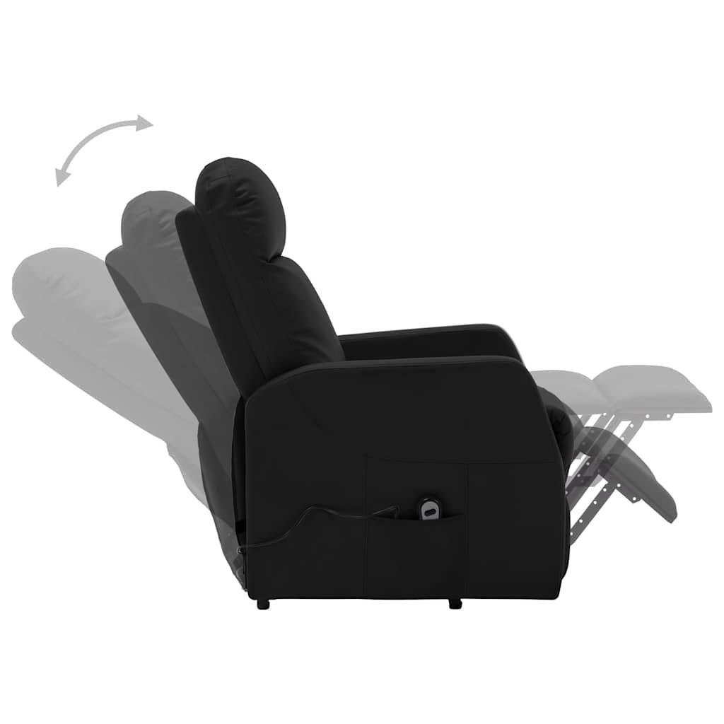 Fauteuil Noir Similicuir - XIOS