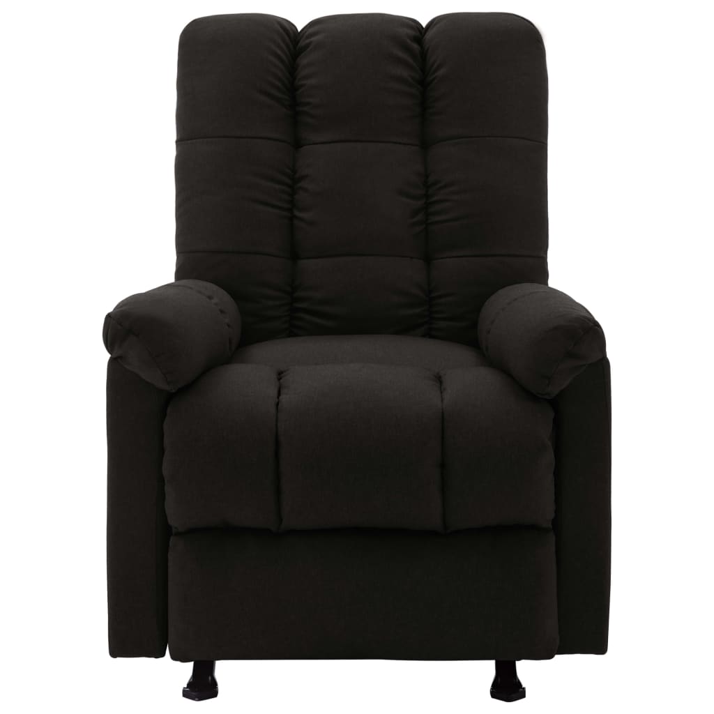 Fauteuil de massage inclinable Noir Tissu - XIOS
