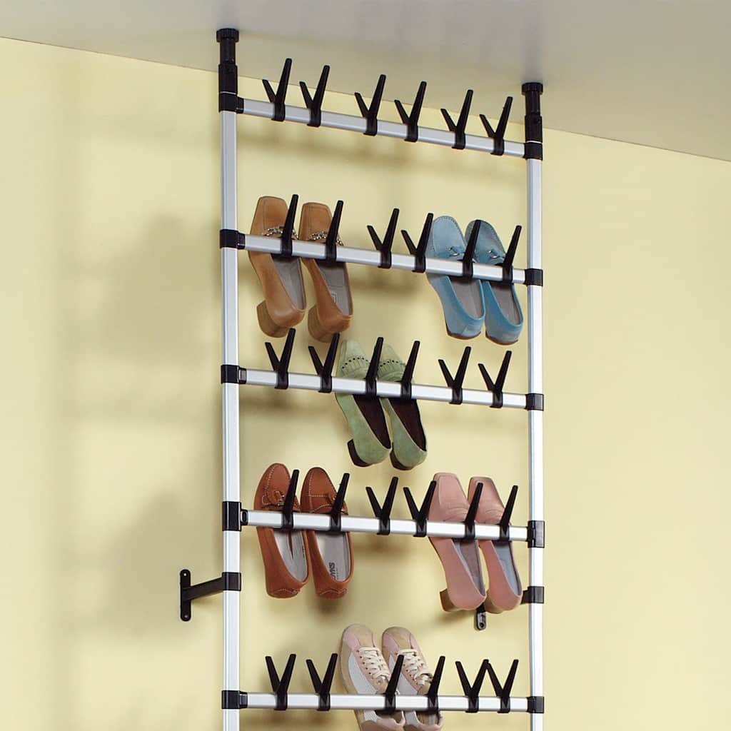 Étagère à chaussures télescopique avec barres Aluminium - XIOS