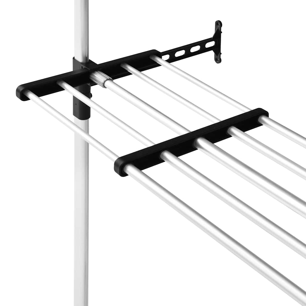 Système de garde-robe télescopique barres et étagère Aluminium - XIOS