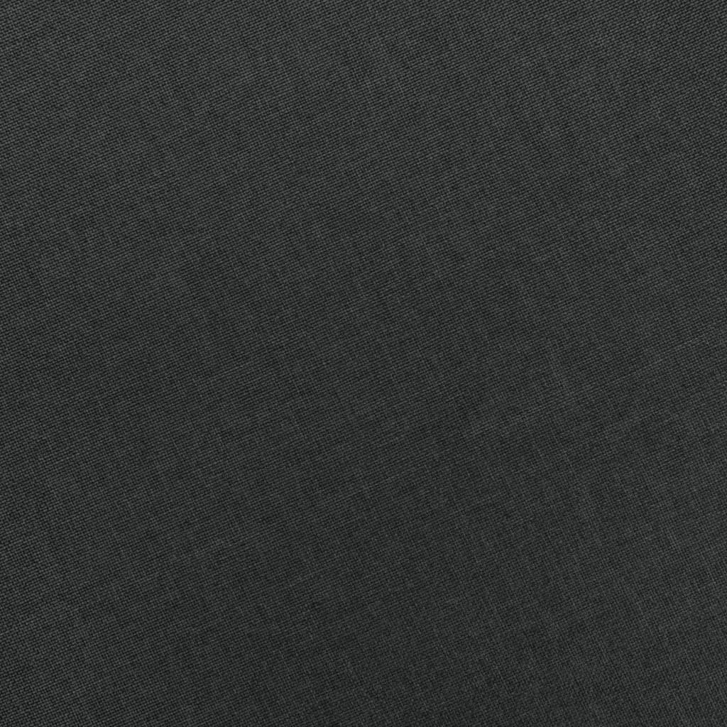 Fauteuil avec repose-pied Gris foncé Tissu - XIOS