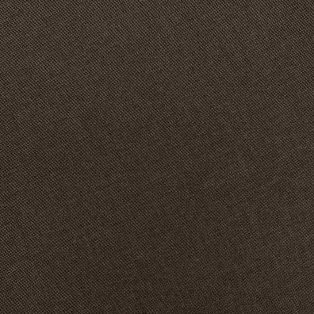 Fauteuil avec repose-pied Marron Tissu - XIOS