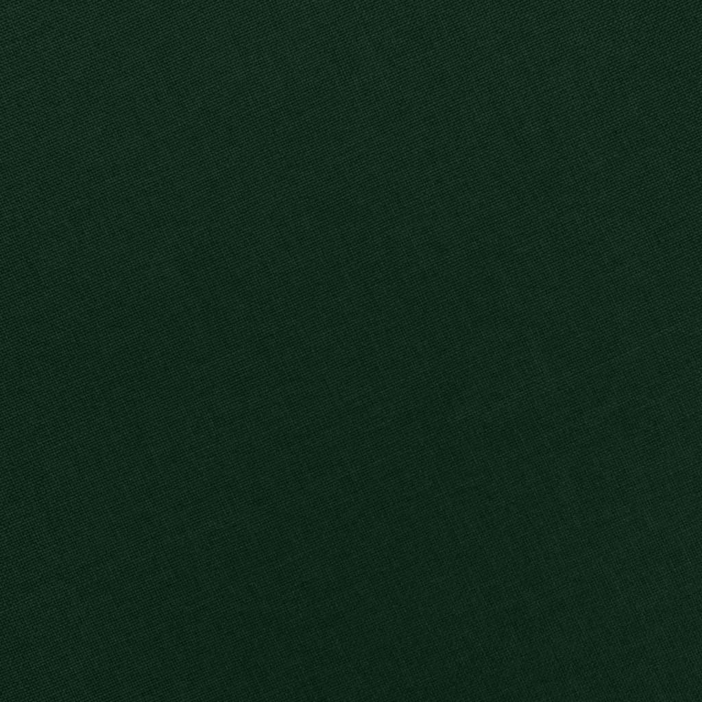 Fauteuil avec repose-pied Vert foncé Tissu - XIOS