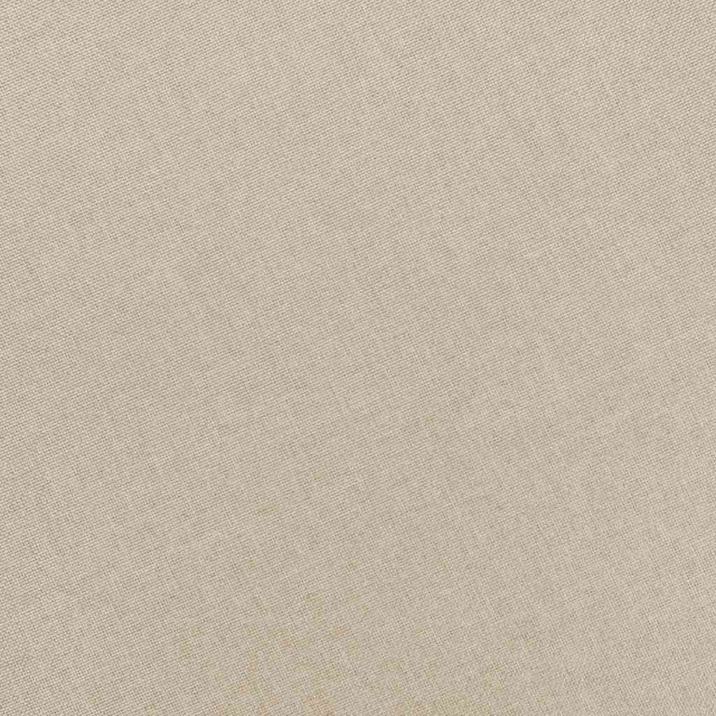 Fauteuil avec repose-pied Crème Tissu - XIOS