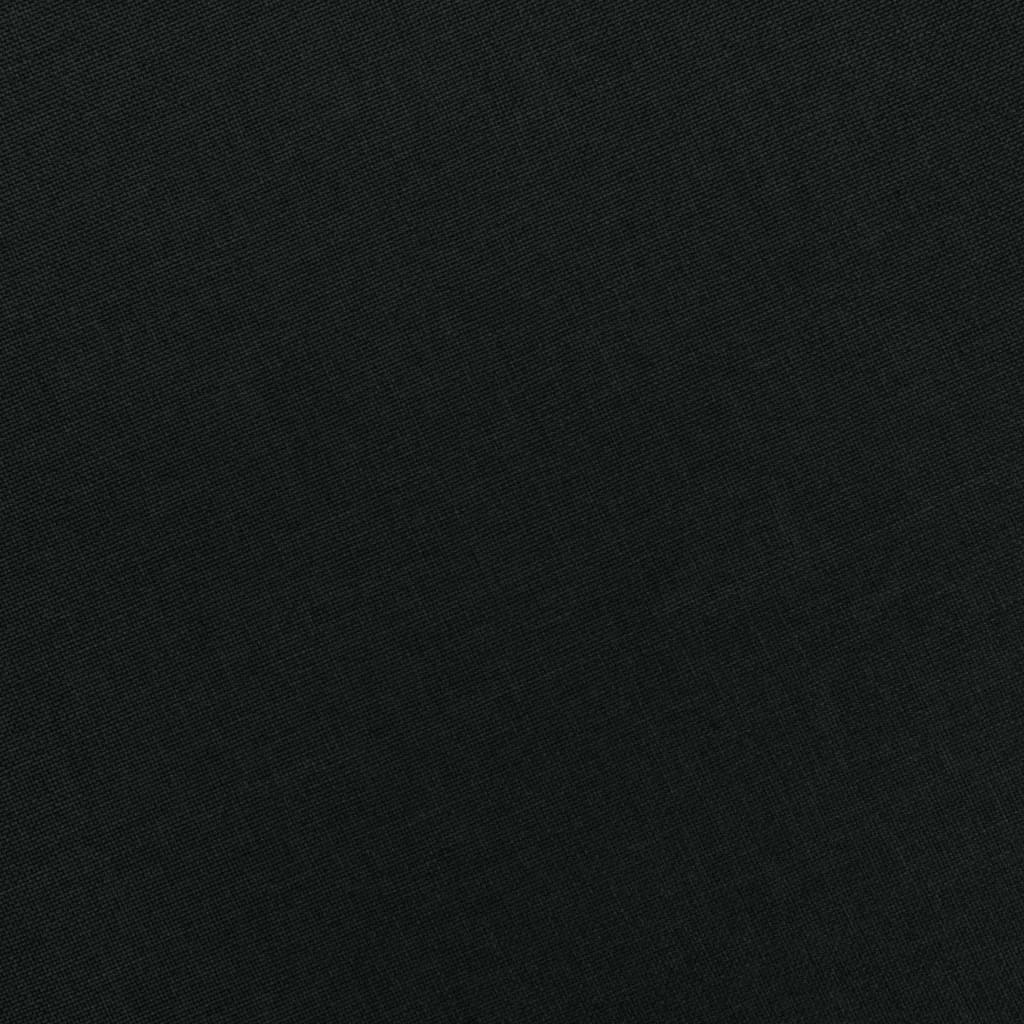 Fauteuil de massage avec repose-pied Noir Tissu - XIOS