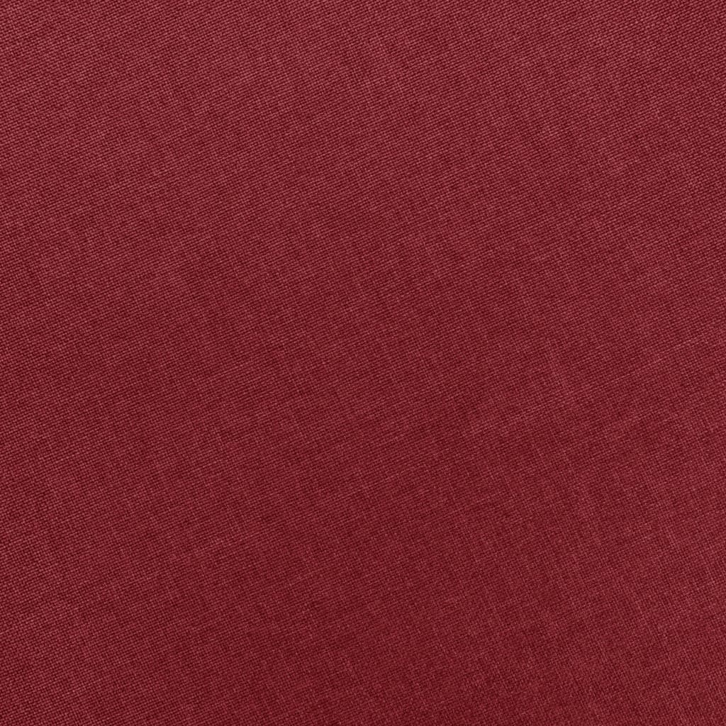 Fauteuil de massage avec repose-pied Rouge bordeaux Tissu - XIOS