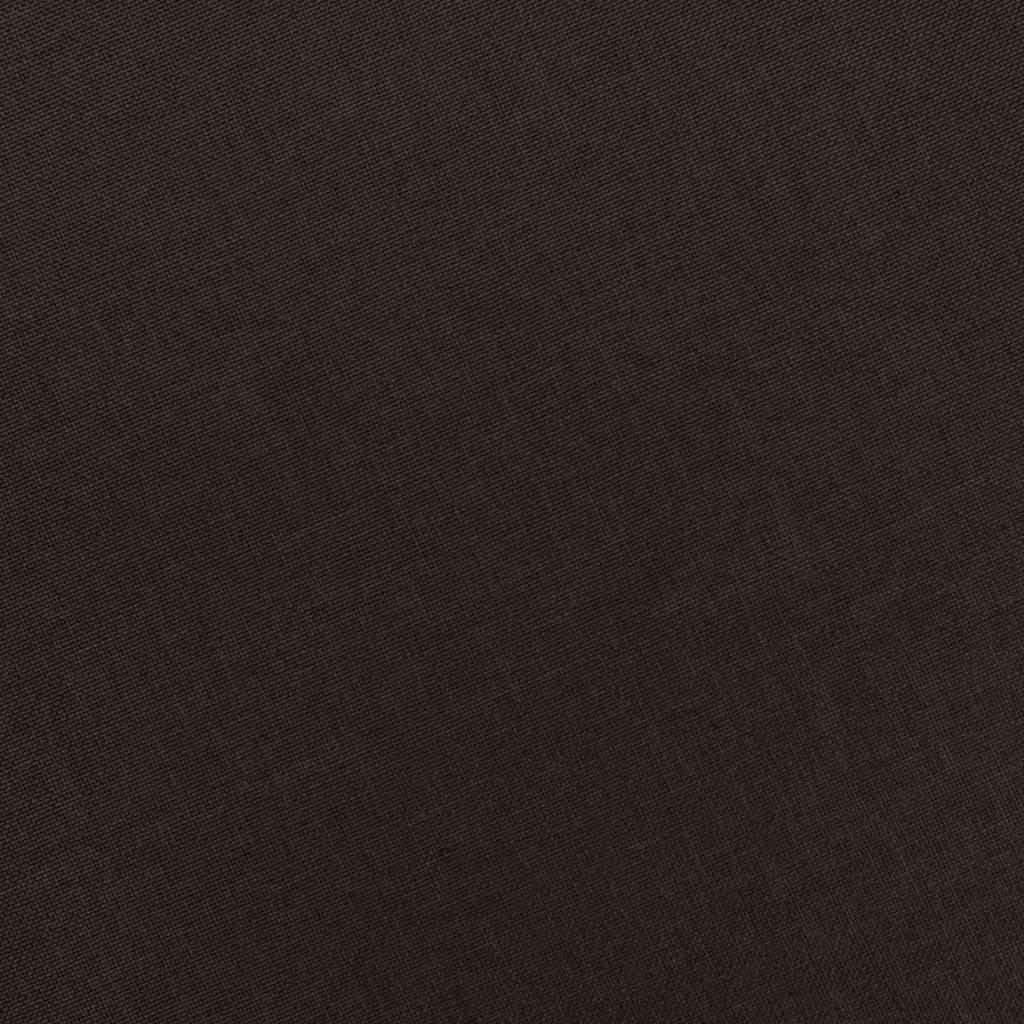 Fauteuil de massage avec repose-pied Marron foncé Tissu - XIOS