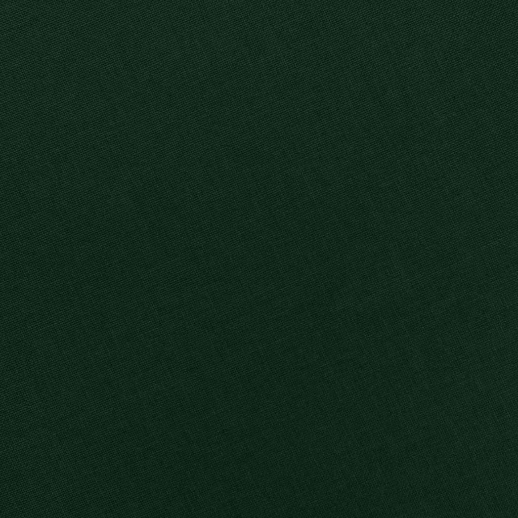 Fauteuil de massage avec repose-pied vert foncé tissu - XIOS