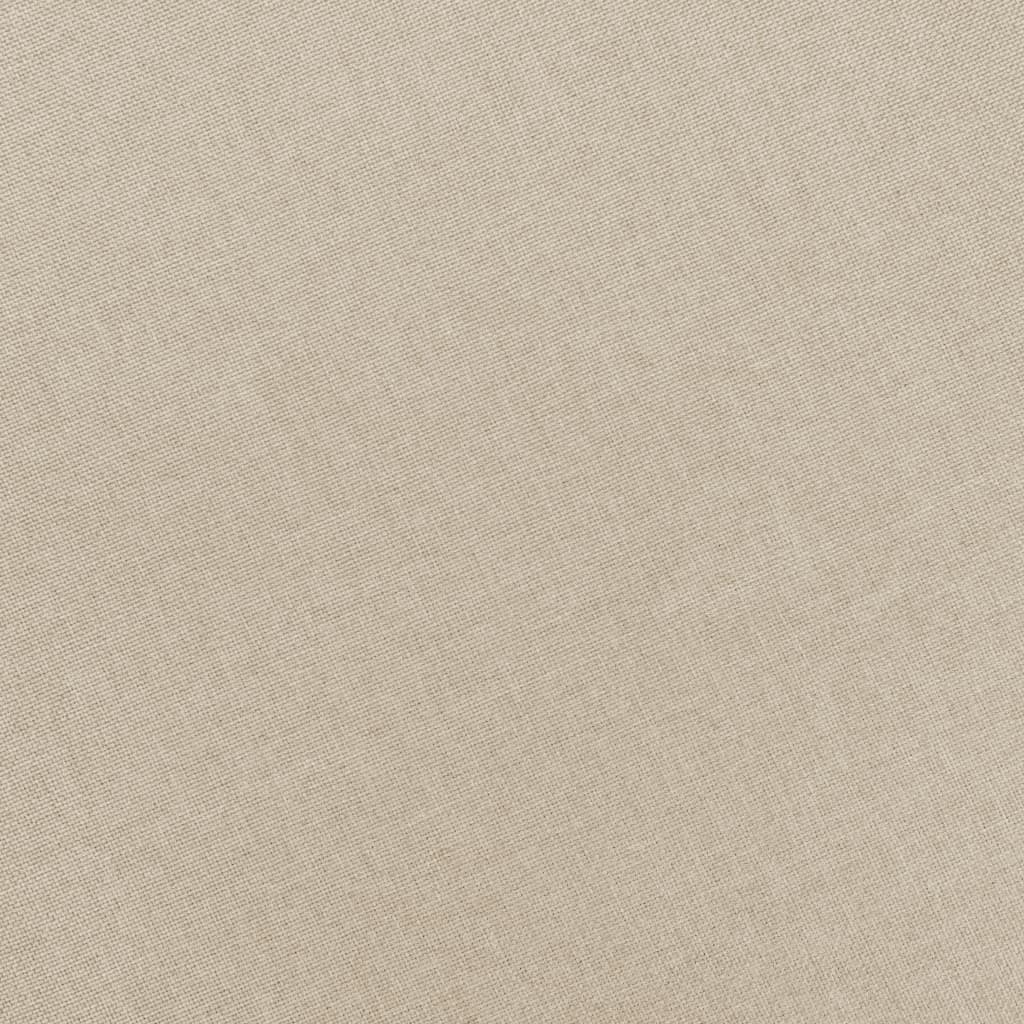 Fauteuil de massage avec repose-pied Crème Tissu - XIOS