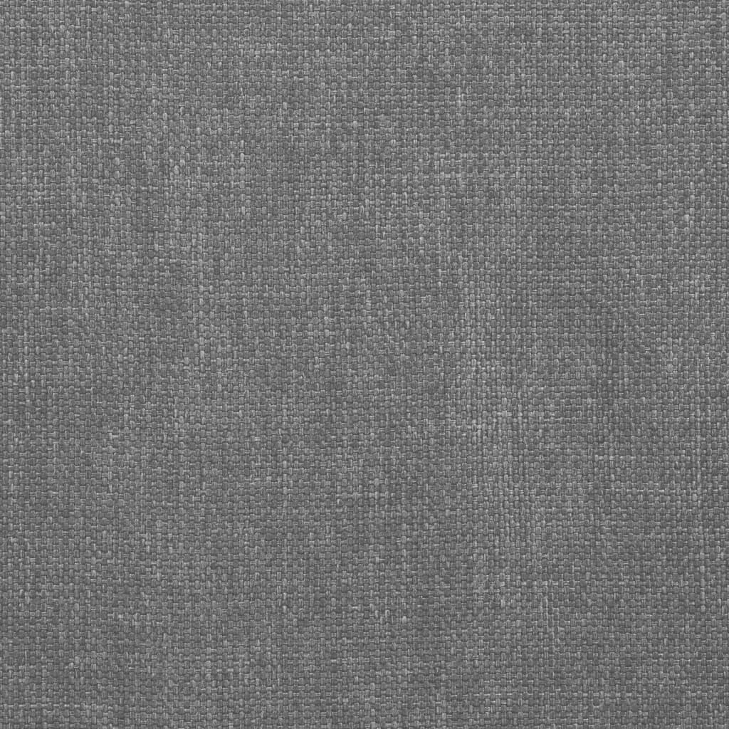 Chaises à manger lot de 2 gris clair tissu - XIOS