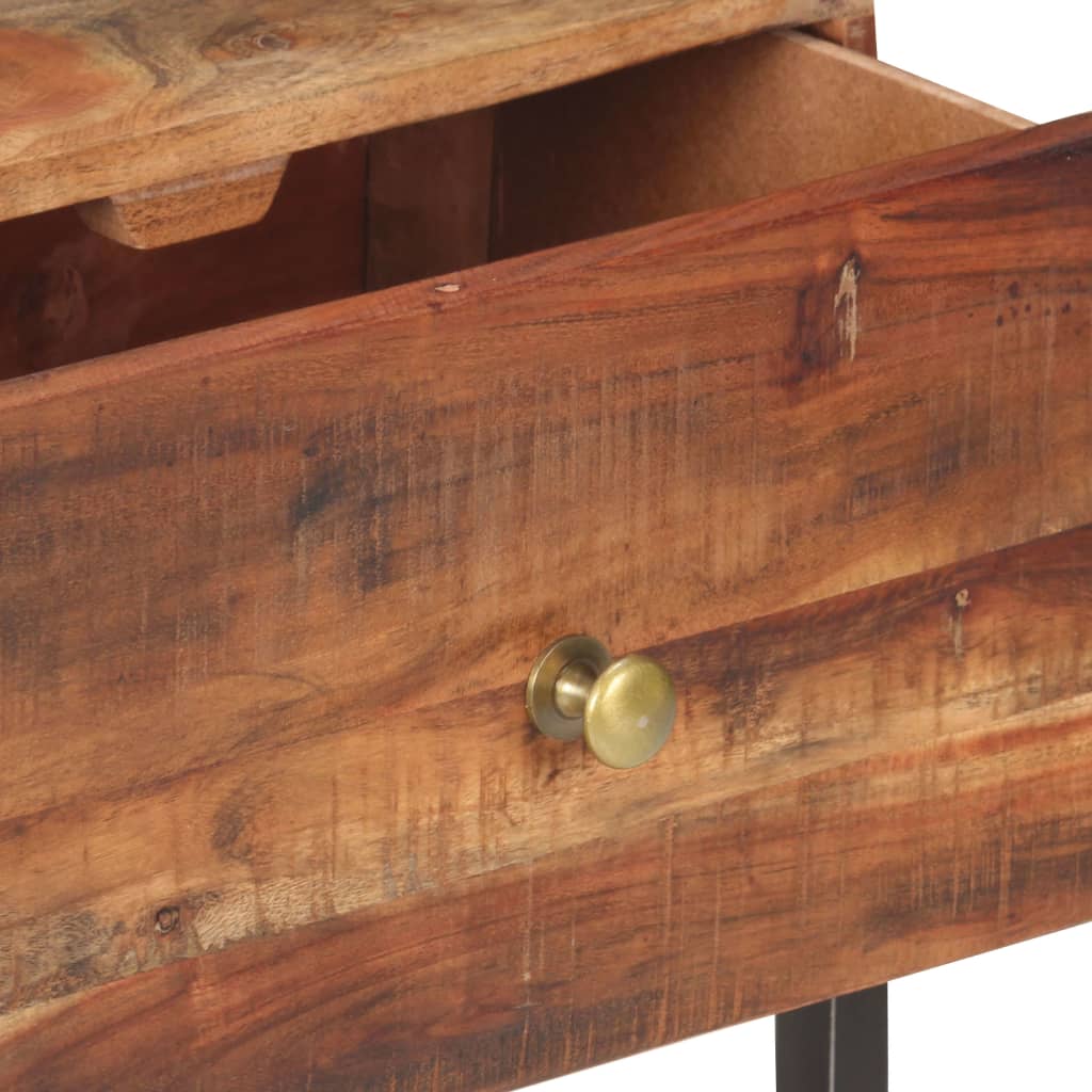 Table de chevet 40x30x50 cm Bois d'acacia brut - XIOS