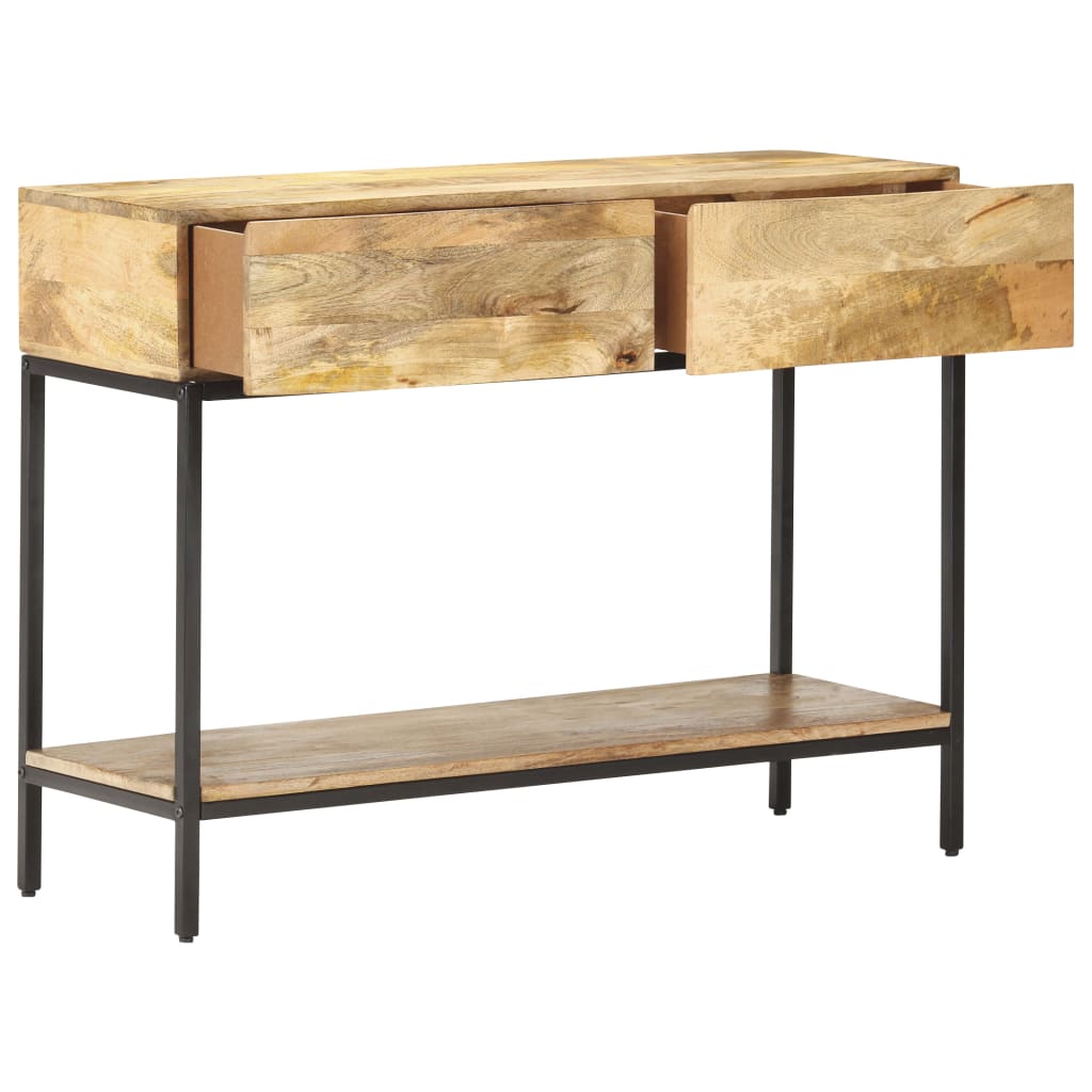Table console 100x35x76 cm Bois de manguier massif - XIOS
