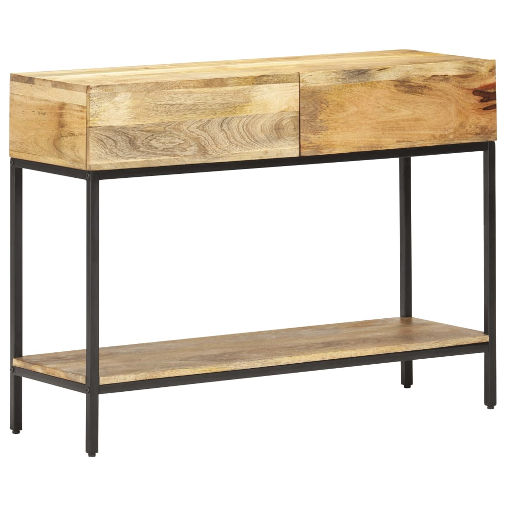 Table console 100x35x76 cm Bois de manguier massif - XIOS